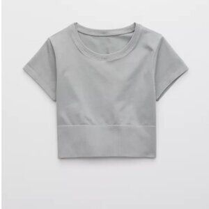 OFFLINE By Aerie Sidewalk Seamless Cropped T-Shirt